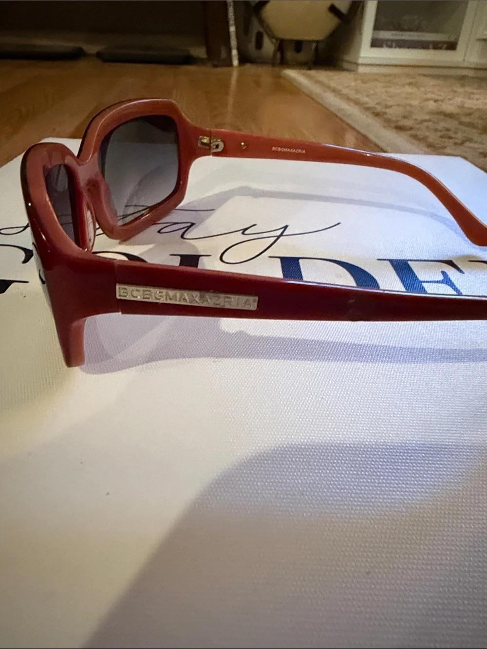 Vintage BCBG Red Women's Sunglasses